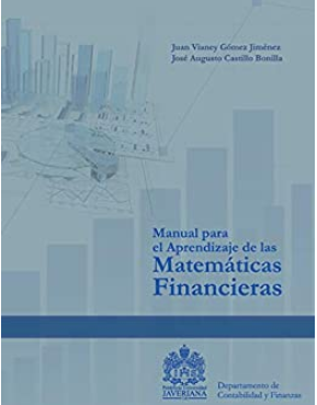 Portada Manual para el aprendizaje de las matemáticas financieras