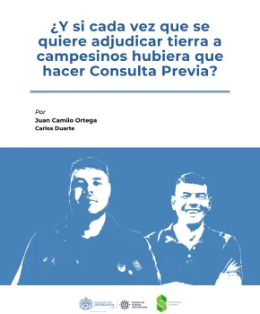 ¿Y si cada vez que se quiere adjudicar tierra a campesinos hubiera que hacer Consulta Previa?